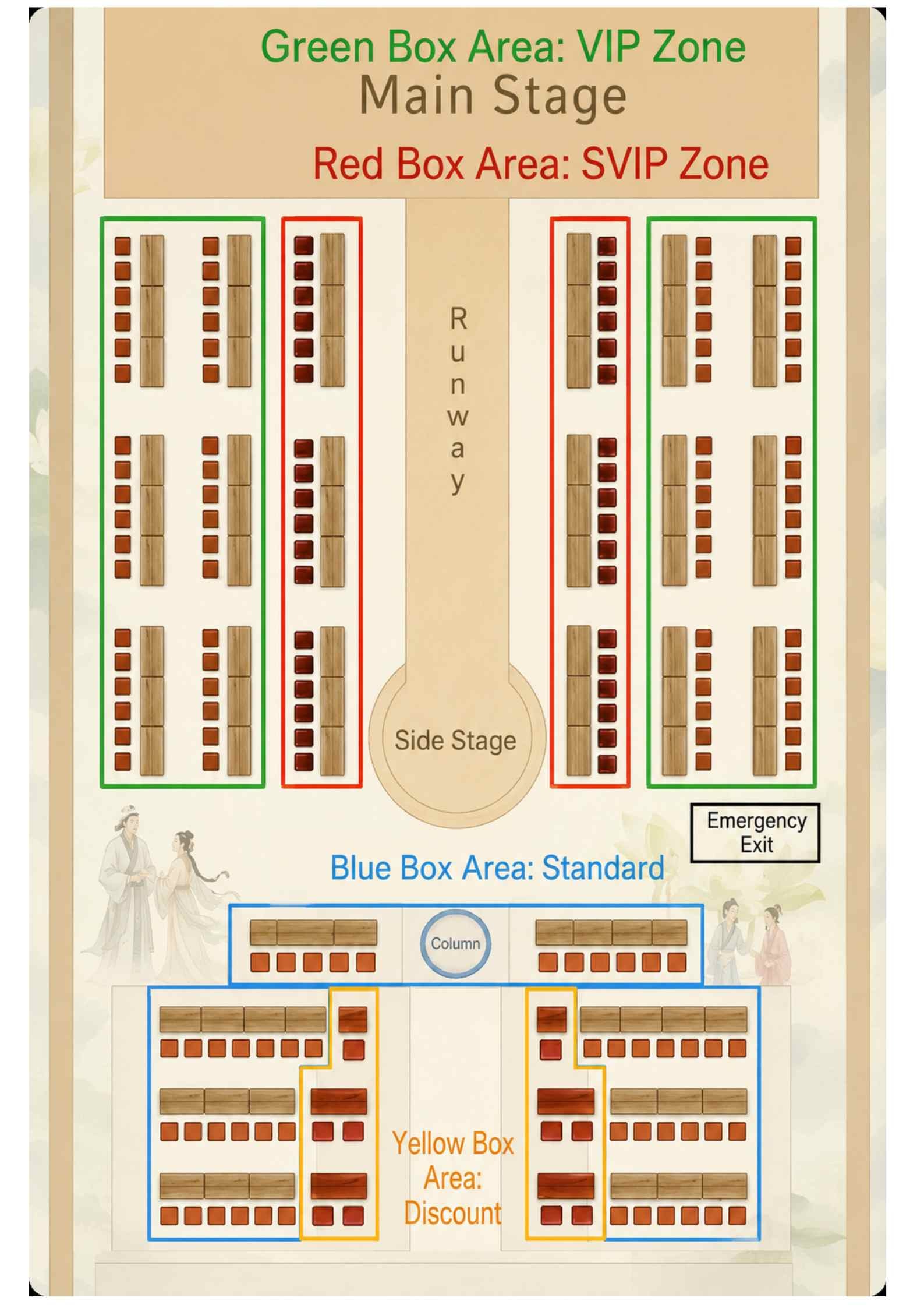 Banquet seating chart